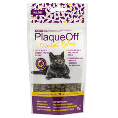 ProDen PlaqueOff® Dental Bites Cat Salmon (60g) EN/Nordic